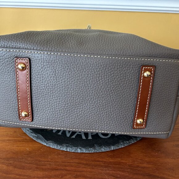 Dooney & Bourke Small Logo Lock Shoulder Bag - Elephant - Picture 5 of 10